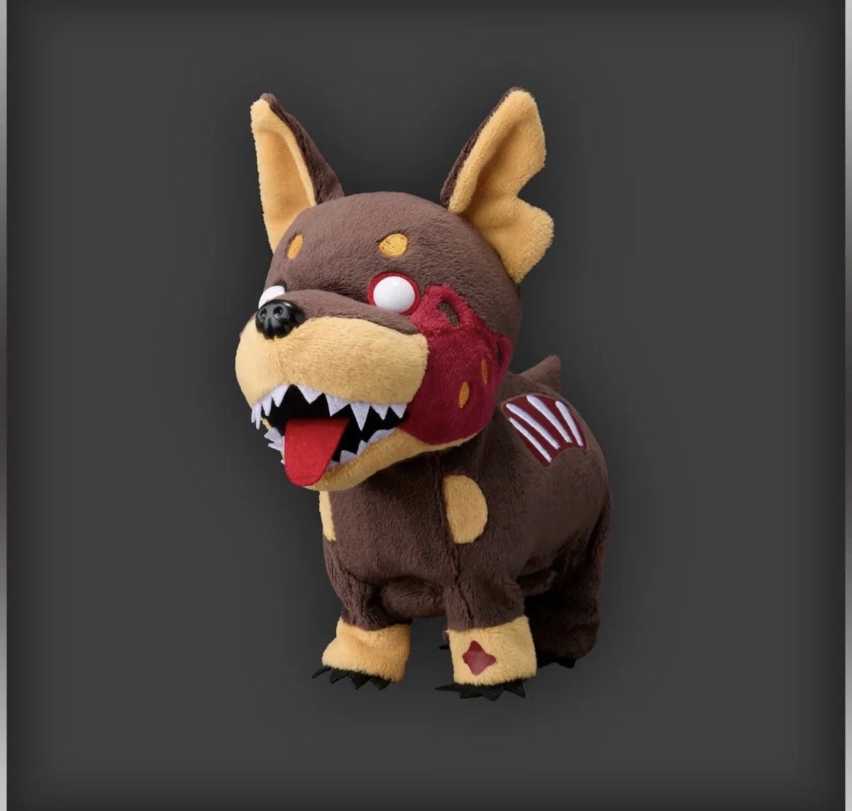 Macabre_Mara's tweet photo. someone in the resident evil marketing department does not play about the zombie dog because he keeps getting the cutest stuff https://t.co/ftpptSFLXz