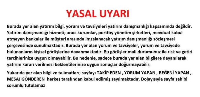 PanyhaDisS's tweet photo. Bu hesapta al,sat,tut tavsiyesi verilmemektedir .    Gerekli yasal uyarı ekte yapılmıştır .  #bist100 https://t.co/AWsvU7kdpi