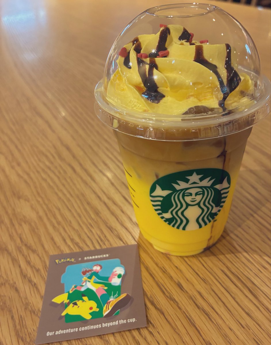 dora_0933's tweet photo. 仕事終わりにスタバへ
ステッカーも貰えたしデジタルカードのデザインも可愛いし🥰
スタバ×ポケモン最高👍 https://t.co/T0M3Q4NqVD
