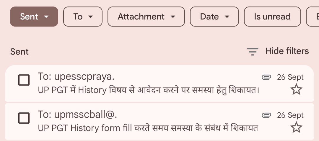 Ram__Vishal's tweet photo. @PrashantK_IPS90 महोदय दिनांक 26 sep 2026 को आयोग को mail किया जाता हैं। 
@upesscprayagraj लेकिन आयोग की तरफ से 4 दिन बाद में जवाब नहीं आया है।
@myogiadityanath जी आयोग की ले व्यवस्था है? शीघ्र समस्या समाधान न होना भी एक समस्या है।
@UPGovt  @kpmaurya1 @gulabdeviup 

#UPESSC https://t.co/dqbBn49Hps