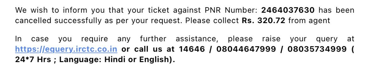 AdiSheOfficial's tweet photo. I didn’t receive refund of my tickets 

When will I receive?? 

@IRCTCofficial @railcomplaint @RailMinIndia https://t.co/X8iB7IiH28