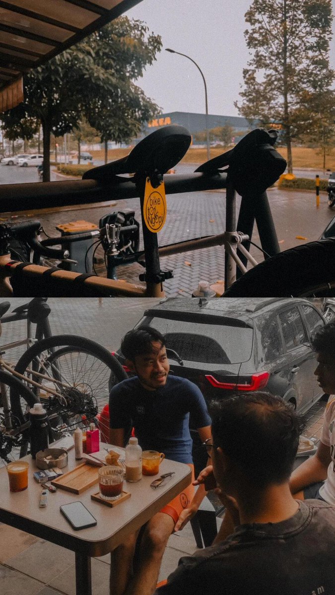 yfff2020's tweet photo. Sewajarnya anak muda lah, kalo cape kerja ya sepedaan https://t.co/iaBG9sHAb2
