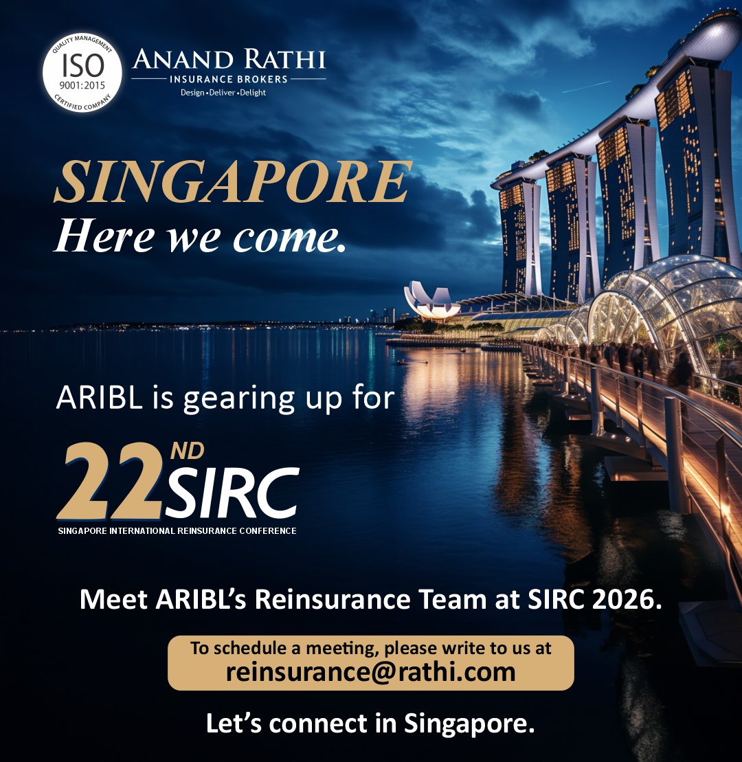 InsuranceRathi's tweet photo. We look forward to insightful discussions and valuable interactions with the Global Reinsurance Community at SIRC 2026.

#ARIBL #SIRC2026 #Reinsurance #ARIBLAtSIRC2026 https://t.co/qKuwVFjGFy