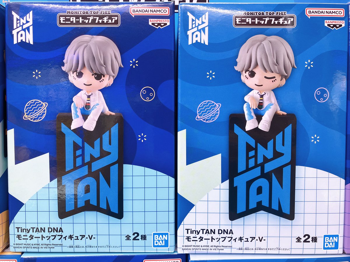 GiGO_Kanayama's tweet photo. 【プライズ情報】

『TinyTAN DNA モニタートップフィギュア』
・Jimin
・V
・Jung Kook

1階に入荷しました✨

#TinyTAN #GiGO金山 https://t.co/9Yd3PUW1yg