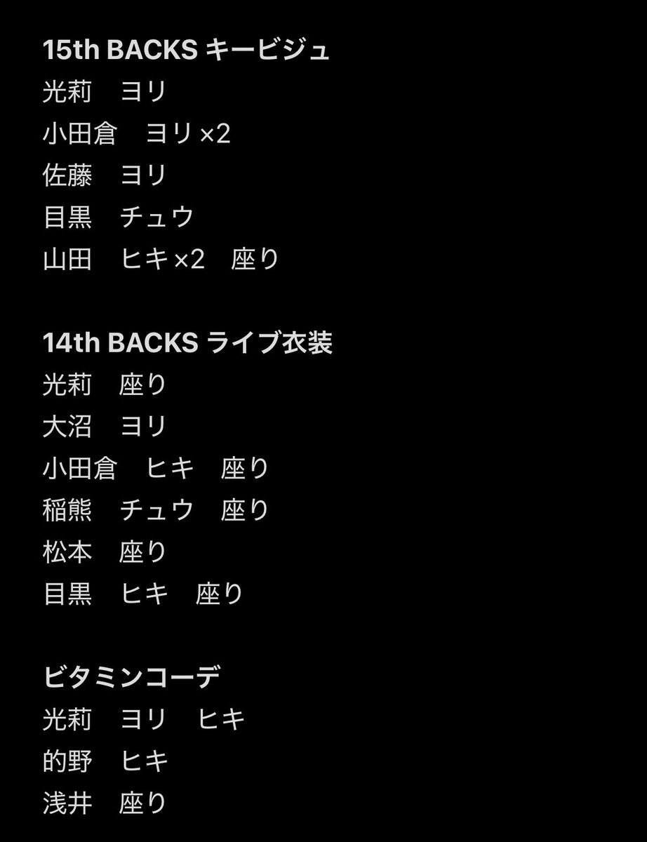 ribe_kiramari's tweet photo. 15th BACKS LIVE　生写真　交換
櫻坂46　BACKS　トレ　
異種トレ可

【求】1枚目
【譲】2枚目

本日現地トレ希望です。
よろしくお願いします🙇‍♂️ https://t.co/OySZztVT7s