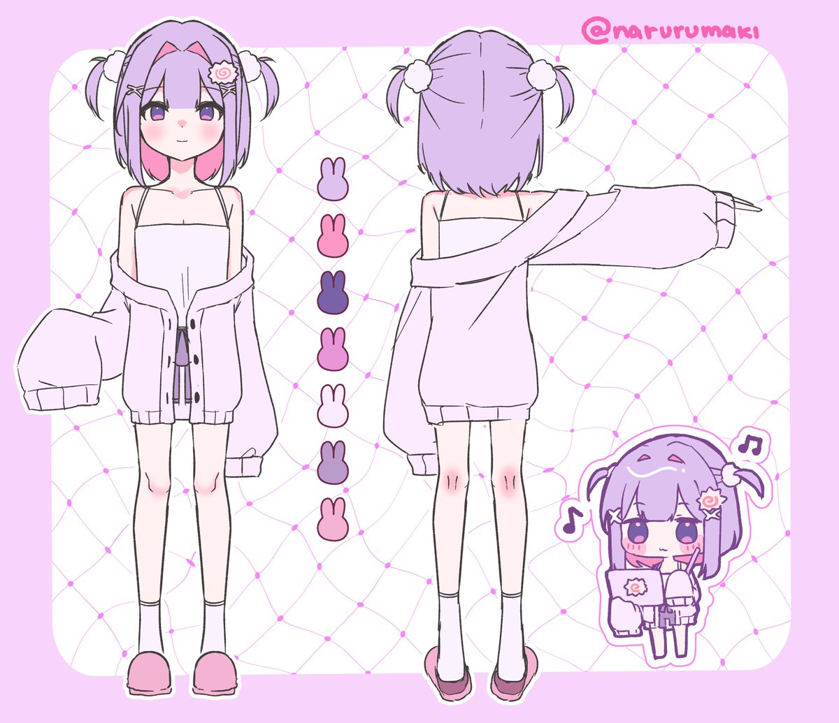 narurumaki's tweet photo. hello friend! my name is Naruru i'm new artist on X!! 

looking for new friends and #artmoots! feel free to introduce yourself and drop your arts! 

this is my mascot design✨ let me know if you have any OCs too~

#artshare #artistsupport https://t.co/OPoWDPb4vT