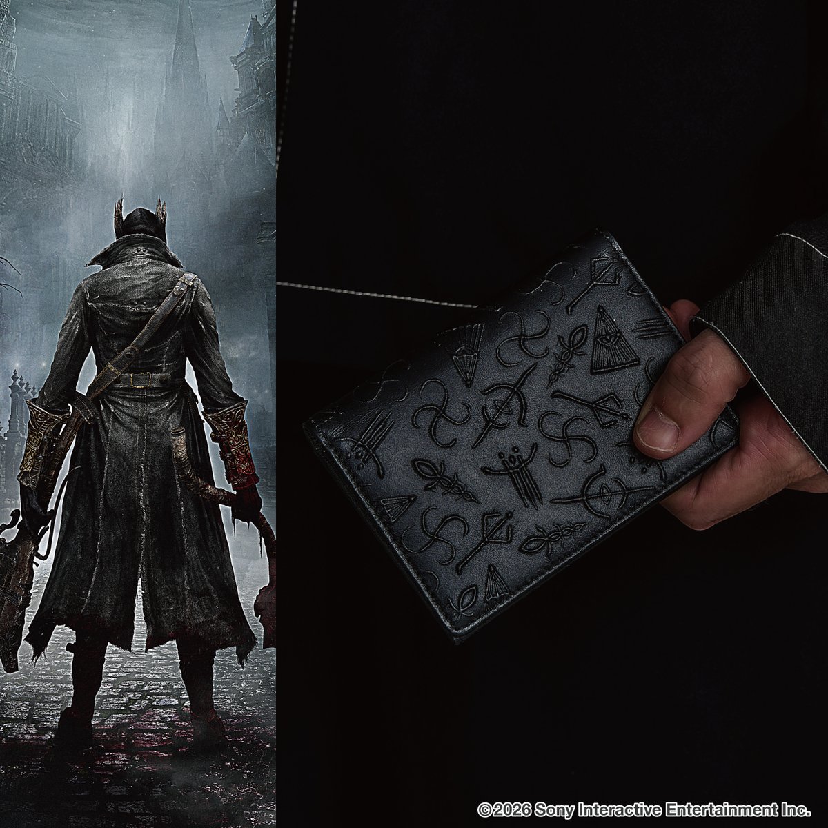 Super_Groupies's tweet photo. 【予約受付中】

『#Bloodborne』コラボ
狩人 モデル カードケース Bloodborne

「月」「狩り」「穢れ」などのカレル文字群を無秩序にエンボス配置。
手にとる角度によってカレル文字が浮かび上がる、実用性と世界観を兼ね備えたアイテム。

🛒10/13（火）昼12:00まで
https://t.co/WuVHydAvr0 https://t.co/GTnajIMNwj