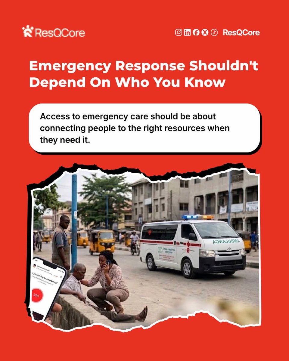 ResQCore's tweet photo. Access to emergency care should mean one thing: connecting people to the right resources, exactly when they need it.

That is what ResQCore does. 
📲 Onboard at https://t.co/DYvW09ksLp
 
Questions, inquiries or complaints: 
📧 info@resqcore.com
📞 0813-193-0622 https://t.co/36Ui5jgtaL