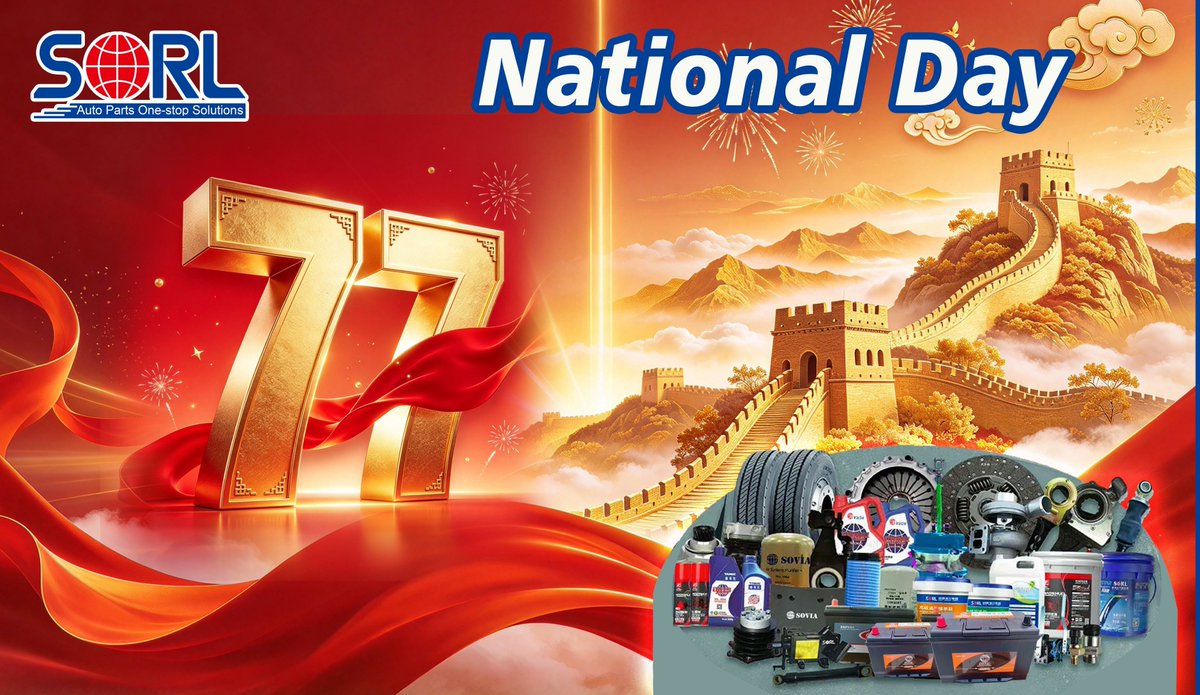 ChinaSorl's tweet photo. Born here, proud forever. #sorl #ruili #autoparts #nationalday https://t.co/DMOdODWach