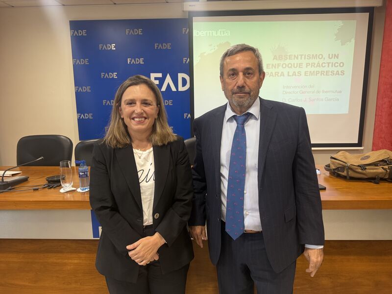 Ibermutua's tweet photo. Nuestro Director General participó ayer en lajornada «Absentismo, un enfoque práctico para las empresas», organizada por la Federación Asturiana de Empresas (FADE) en Oviedo.

🔗 Info completa: https://t.co/TpumJpvSsg https://t.co/FvN5exjs9H