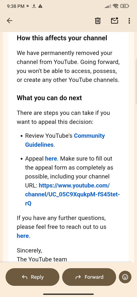 omGuptayoutuber's tweet photo. @Mc_Modez @TeamYouTube @YoutubeSupport भाई, मेरा YouTube चैनल भी बिना किसी गलती या किसी स्पष्ट समस्या के remove हो गया है। YouTube की तरफ से “Scams, deceptive practices &amp; other misleading content” का reason दिखाया जा रहा है, जबकि मुझे समझ नहीं आ रहा कि मेरे चैनल मे किया गल्ति हे 
भाई, उम्मीद है आप मेरी मदद करेंगे। 🙏 https://t.co/caguwIgaGG