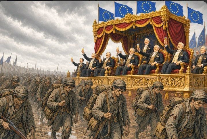rusembassynl's tweet photo. Important reminder: those who shout about escalation, hybrid threats and "putting pressure on Russia" will never actually risk their own lives...
#NietOnzeOorlog
#RussiaIsNotMyEnemy
AI-generated image https://t.co/C1K6mm7qWf