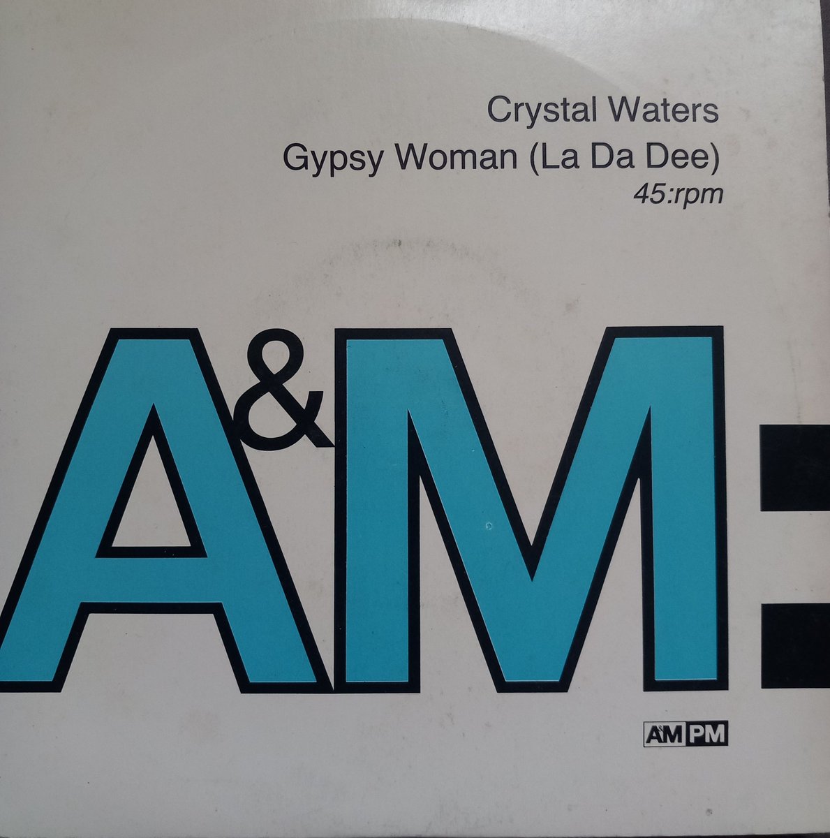 StevieHarryman's tweet photo. 1991. Gypsy Woman (La Da Dee) - Strip The The Bone Mix 7" single #crystalwaters #aandmrecords #90s #vinyl #vinylcollection https://t.co/9txOGsBXwh