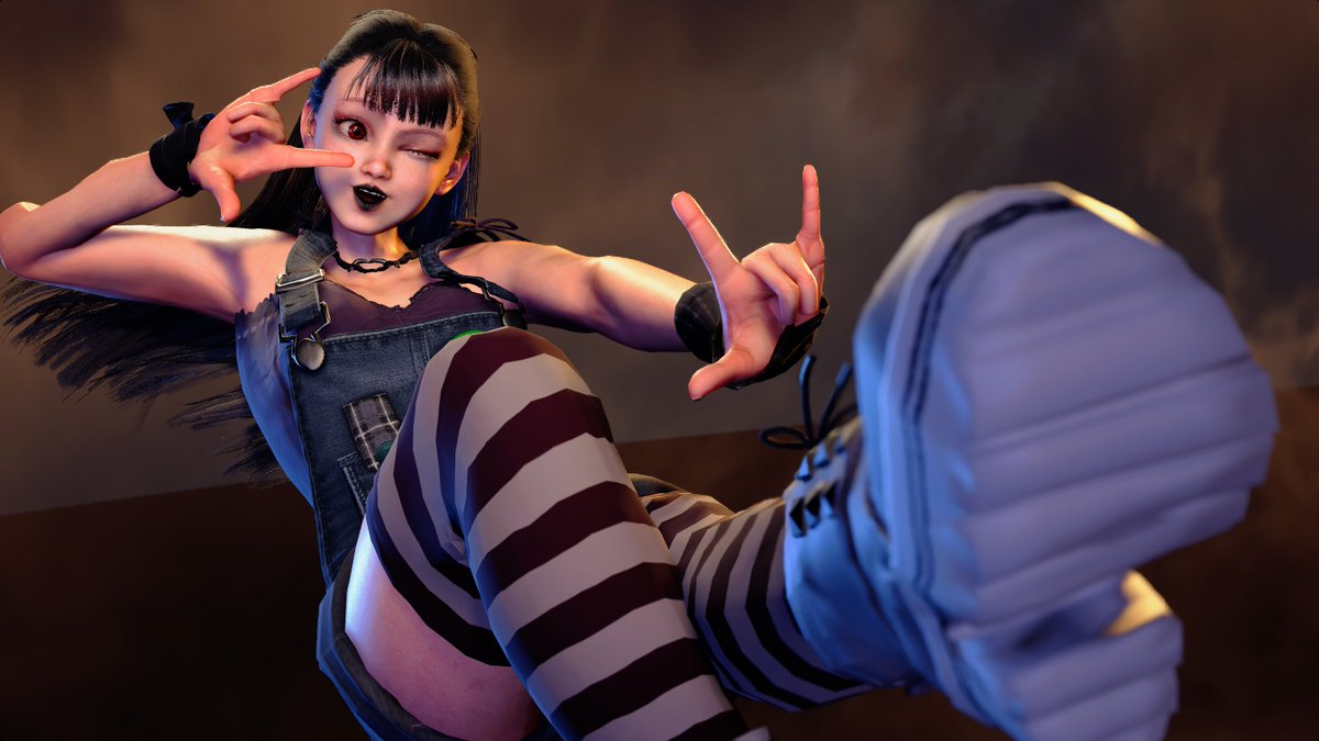 ZZtaiMods's tweet photo. Ingrid in Mary Rose overalls #SF6 #Ingrid https://t.co/dlFK1KQlLo