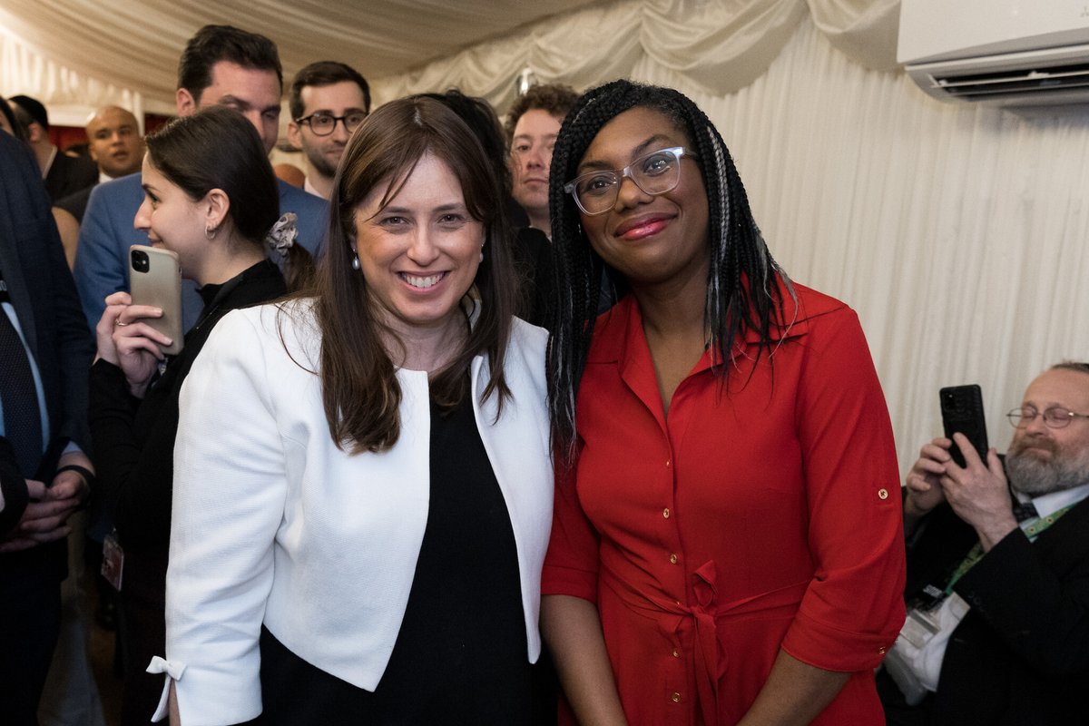 jodymcintyre_'s tweet photo. Last May, Kemi Badenoch delivered the keynote speech at a Conservative Friends of Israel lunch.

She described her party as the Israeli state’s “last line of defence” in the British parliament.

Historically, Conservative and Labour Friends of Israel have shared the same donors. https://t.co/Ni3eor0wZp