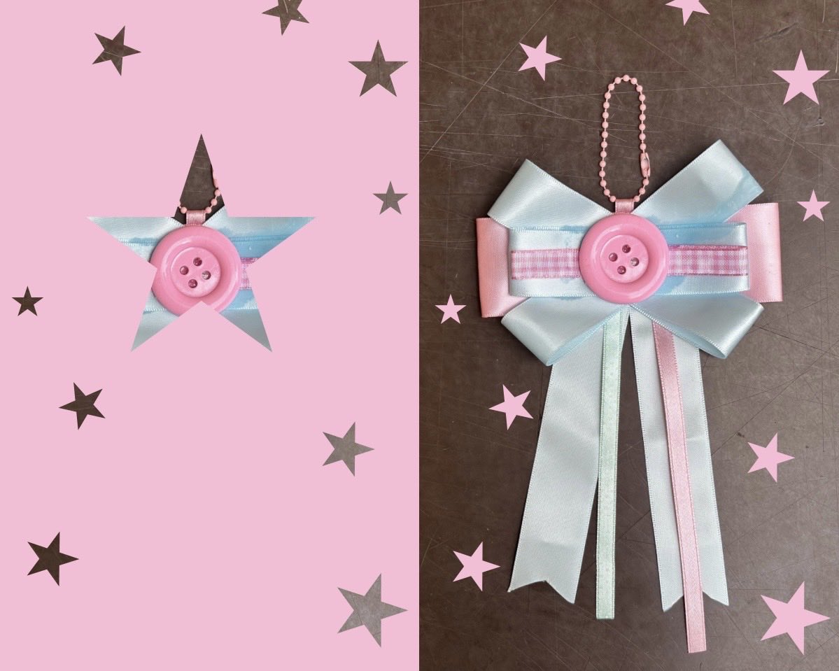 A2mishop's tweet photo. Pink &amp; Soft Blue 🫳🏻🎀

#Ribbon #Giveaway #ของแจก https://t.co/IVfjFok2JT