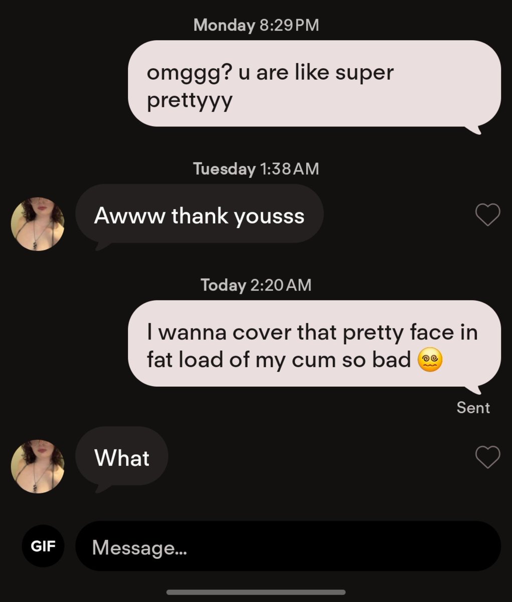 LuvvvGrool's tweet photo. Did I come on too strong 🤭🤭 #Tindersluts #Exposed https://t.co/xAdzGujCE1