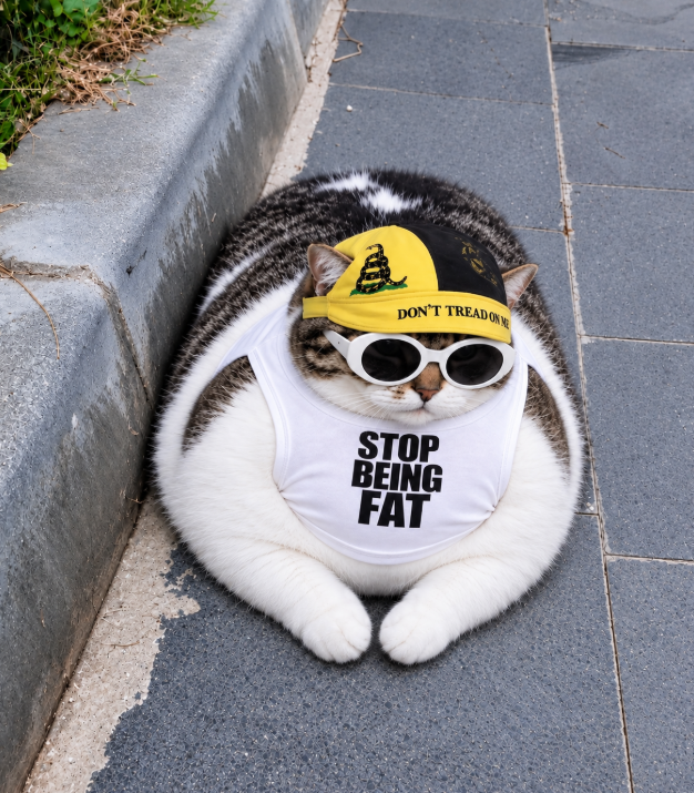 Chonkcat_sol's tweet photo. Stop being fat https://t.co/1BsBbrTS2k