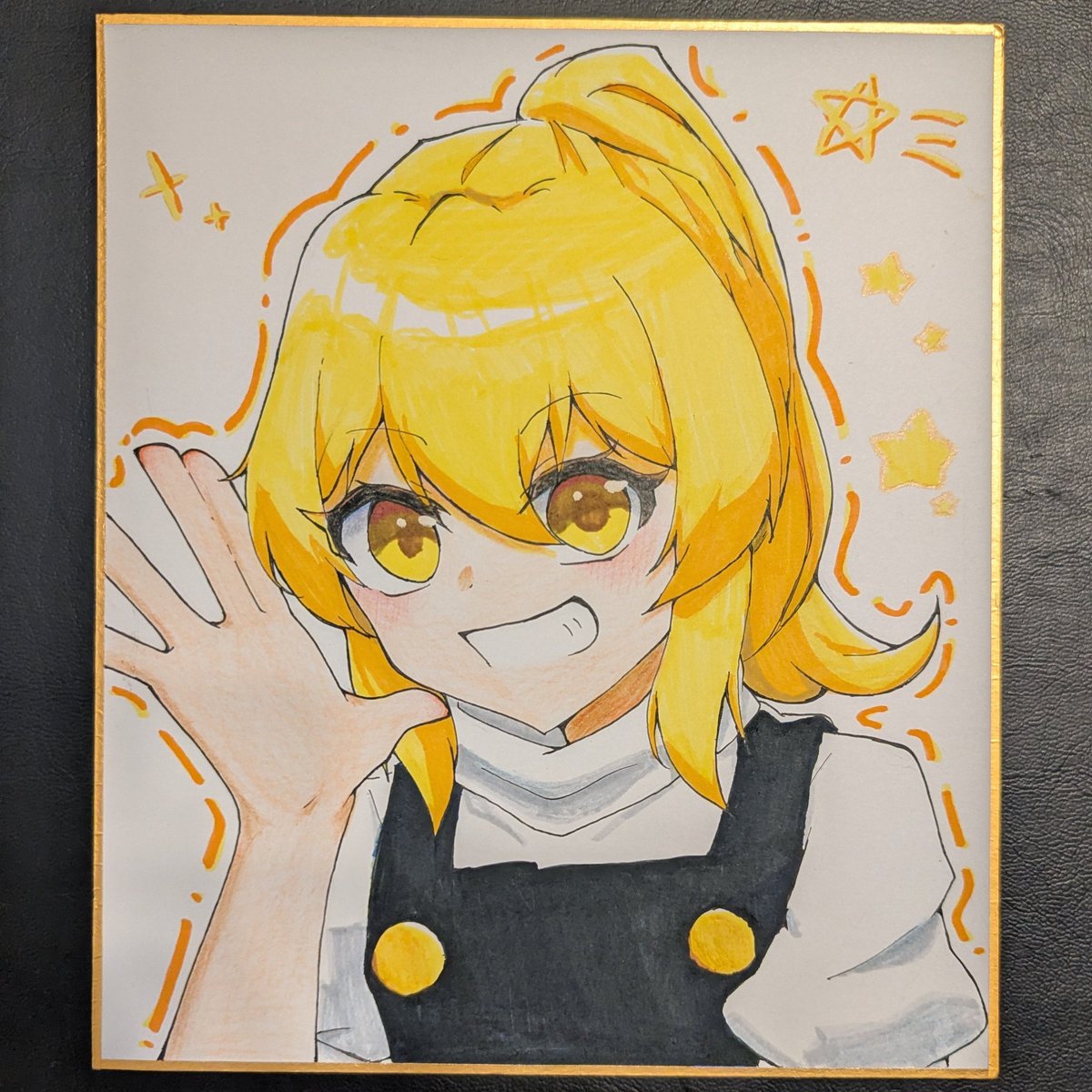 YoumenoAi's tweet photo. 例大祭に持っていく色紙②
色々アレンジしたり描いてみたり、��れないことだらけだったけど色紙描くの楽しかったネ
 
#東方Project https://t.co/ePnanxHE7G