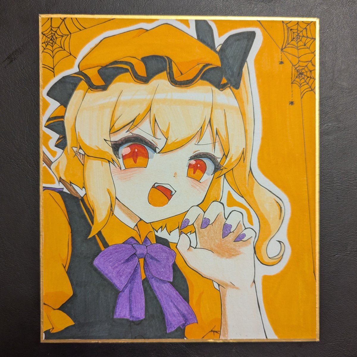 YoumenoAi's tweet photo. 例大祭に持っていく色紙②
色々アレンジしたり描いてみたり、��れないことだらけだったけど色紙描くの楽しかったネ
 
#東方Project https://t.co/ePnanxHE7G