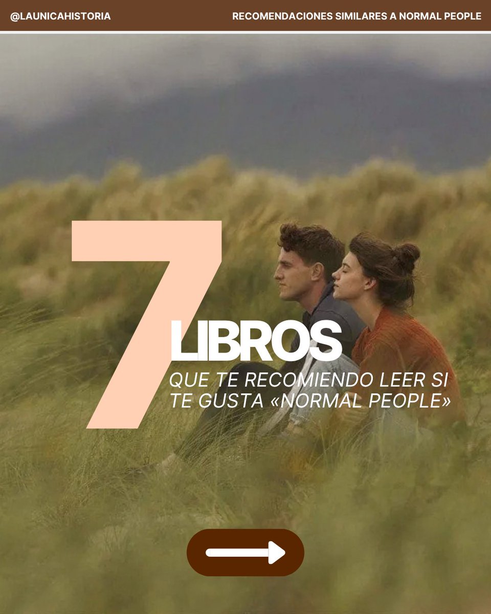 virginiagarzaB's tweet photo. Os dejo por aquí algunas recomendaciones de libros si os gusta la serie #NormalPeople 👇🏻 https://t.co/pvYpBwTE8F