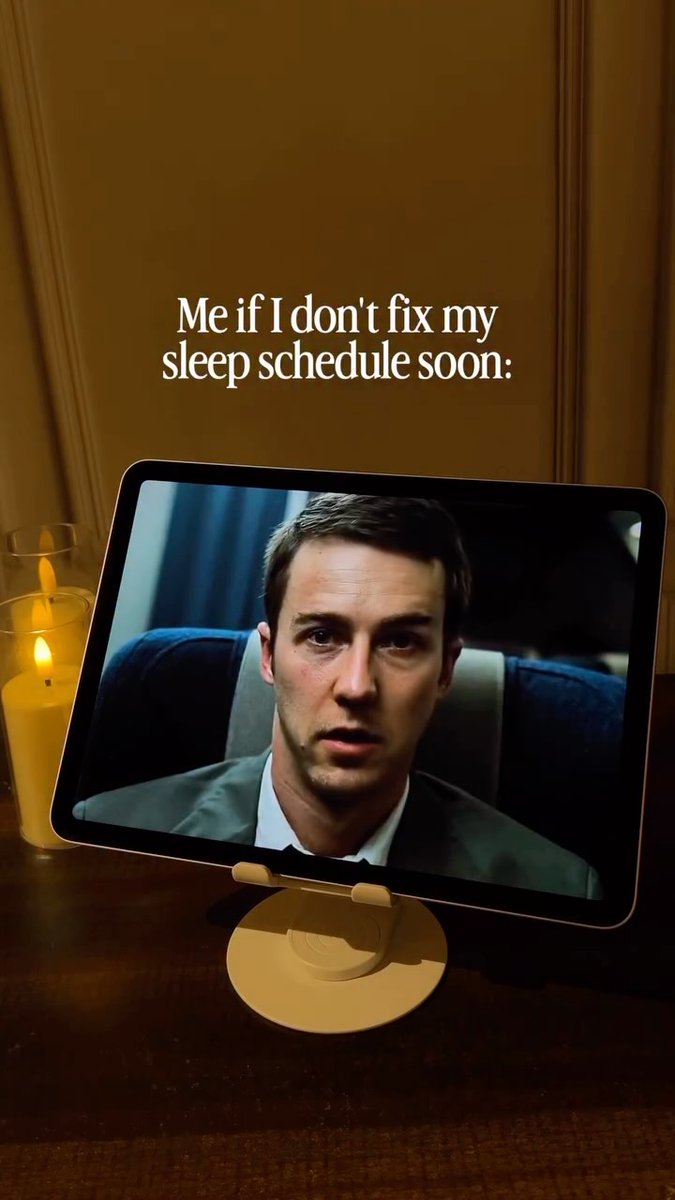 AdrianneBakec1's tweet photo. Already losing it. When exhaustion gets so bad, your brain creates Tyler Durden to cope. Tyler represents everything the Narrator feels is missing from his empty, repetitive life. Insomnia was the least of his problems. https://t.co/GlalB5znuI