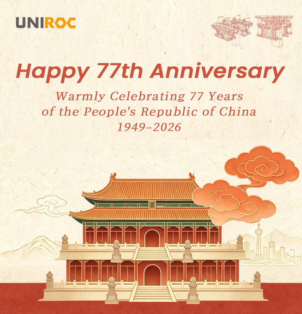 unirocbridge's tweet photo. Warmly celebrating 77 years of the People's Republic of China!🎉
Wishing our friends, partners, and everyone celebrating around the world a joyful and peaceful National Day holiday. ❤️
Let's continue building a brighter future together!~
#UNIROC #Anniversary #chinanationalholiday https://t.co/Qbpkjw4o7Q