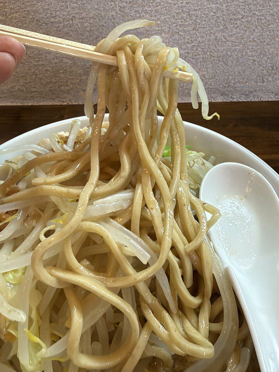 serverSE's tweet photo. 【麺屋承太郎（高崎）】
高崎出張ランチ！店内にジョジョ愛が溢れる人気店へ。
「山盛りラーメン承太郎」をオーダー！たっぷりの野菜に角ふじ風の茶色い刻みニンニク、極太ストレート麺もたっぷり。フワトロの極上チャーシューも最高で、高崎の地でお腹いっぱい大��足の一杯でした👍 https://t.co/tpWuonpIdJ