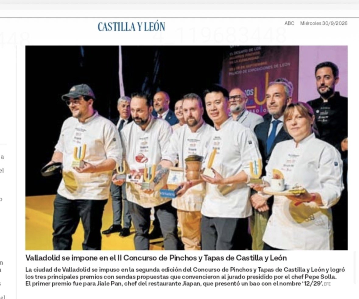Ohara911's tweet photo. Valladolid se alza con los principales galardones del @CPinchosCyL Estamos viviendo una generación de cocineros extraordinaria, que demuestra lo que ya sabíamos: la tapa es patrimonio de España, pero es en Valladolid donde se convierte en una experiencia memorable 💜 @spainistapas