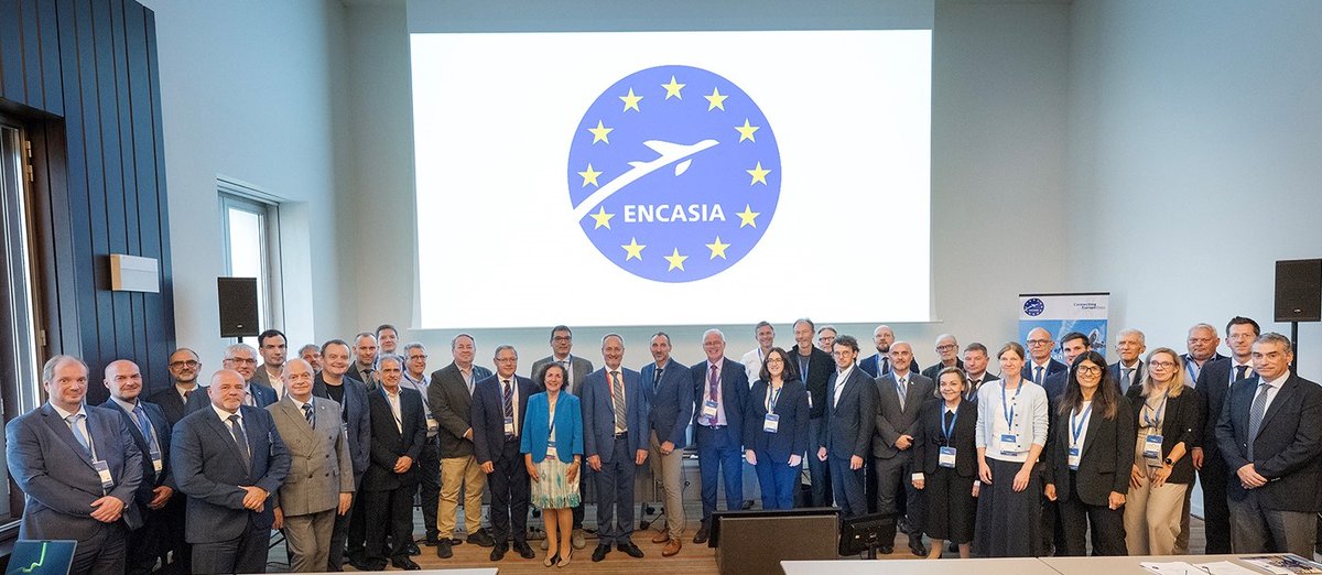 ENCASIA_Network's tweet photo. 🇪🇺✈️ ENCASIA Network, Class of 2026. Our plenary session is currently on-going within the #ConnectingEuropeDays at Brussels. Thanks to all our dedicated members ! https://t.co/Klh6xHgbhW