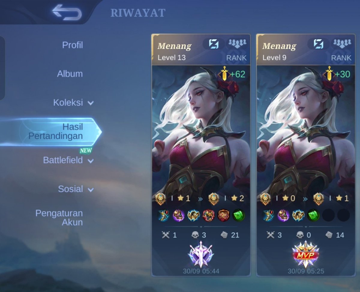 willzstoreml's tweet photo. 30-09-2026 
Testimoni Joki Akun Legend 2 ⭐ (No Lose)
Req : Carmilla

Yang mau Joki ML / Joki Akun Bisa Langsung WA ya :
Epic 4K / ⭐
Legend 5K / ⭐
Mythic 7,5K / ⭐ https://t.co/Z4cmPITaol