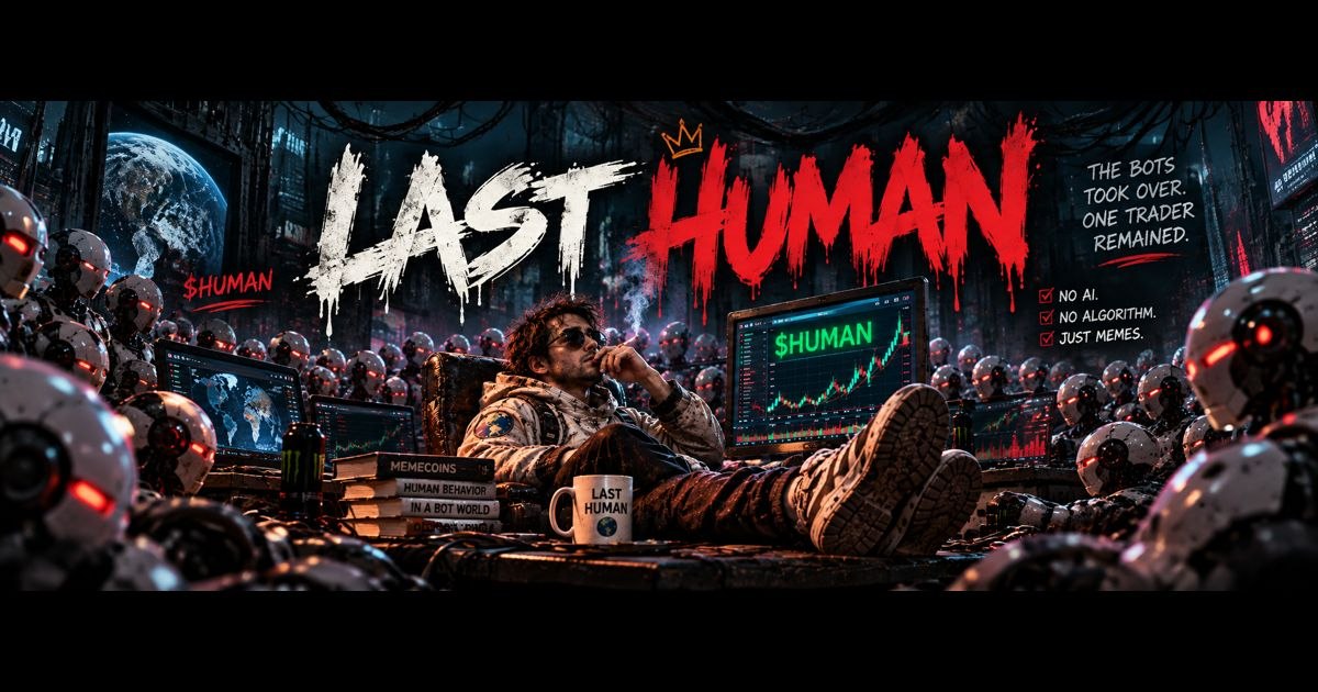 POHcoini's tweet photo. The bots took over. One $HUMAN remained.🤖
https://t.co/lavUuVohjH
#LastHuman #Memecion #Crypto #CryptoCommunity #Web3‌‌ #DeFi #Solana #Altcoins #HUMAN #Memecion #CryptoMemes https://t.co/hRxjPuSrSz
