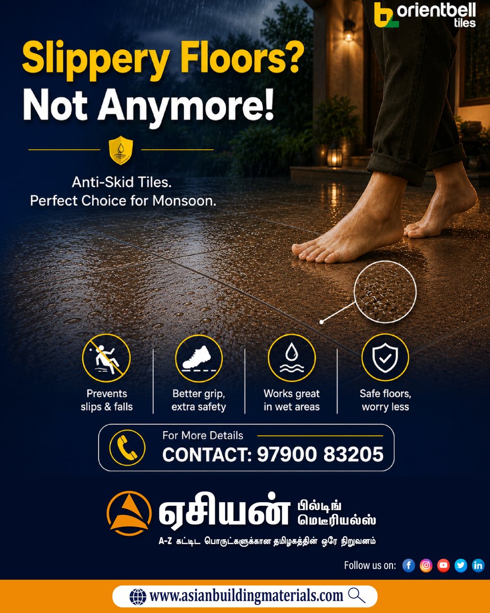 AsianRmd's tweet photo. Asian Building Materials Private Limited is a trusted tiles showroom offering a wide range of premium tiles from leading tile brands.

Need the best deals on Tiles?
Call/WhatsApp 9790083205 for more info!

#TilesShowroom #FloorTiles #WallTiles #VitrifiedTiles #CeramicTiles https://t.co/Yb7nq8G3QC