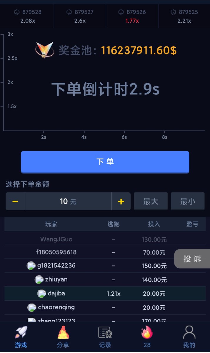 qwe11222qlgn's tweet photo. 有人玩过这个火箭游戏吗?有没有尝试过的说说这真的假的，能不能提现出来的 https://t.co/Z5Gp4V52pJ