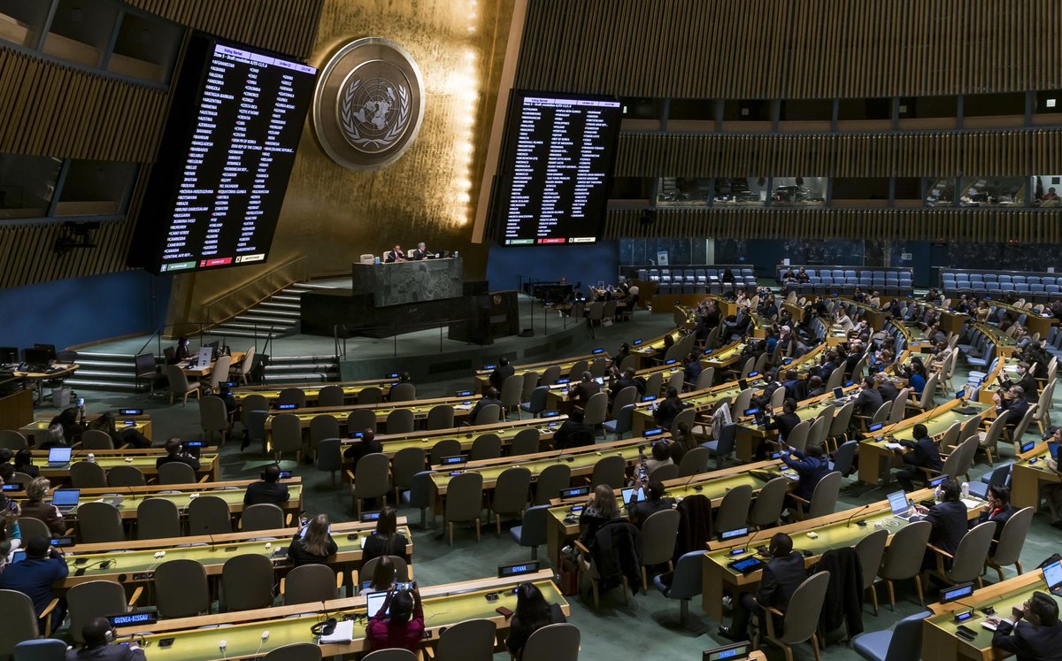 teleSURtv's tweet photo. 🇺🇳🇨🇺 Un total de 43 delegaciones en la ONU exigieron el fin del bloqueo de EE.UU. contra Cuba.

#teleSUR #Cuba #ONU https://t.co/3zH3xIA1V2