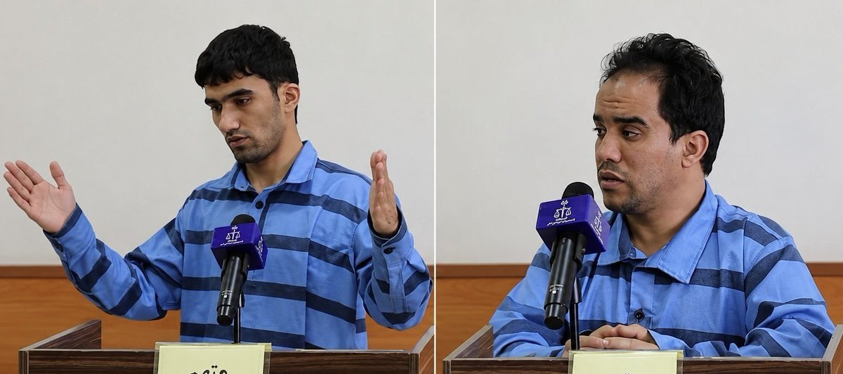 iranhr's tweet photo. #Urgent: The Islamic Republic executed Majid Nikandish and Ali Hemmati, two protesters arrested in connection with the January protests, in Mashhad this morning.

Since 18 March, at least 46 protesters and political prisoners have been executed: 31 in connection with the January protests, two in connection with the Woman, Life, Freedom protests, and 13 political prisoners affiliated with opposition groups banned by the Islamic Republic.

The execution of such a high number of protesters and political prisoners in such a short period is unprecedented since the 1980s. At least 100 protesters remain at risk of execution, while hundreds of others face the possibility of being sentenced to death.

The international community must act urgently and use all available diplomatic tools to stop this wave of executions and press for a moratorium on the use of the death penalty in Iran. #StopExecutionsInIran #AliHemmati #AliHemati #MajidNikandish
