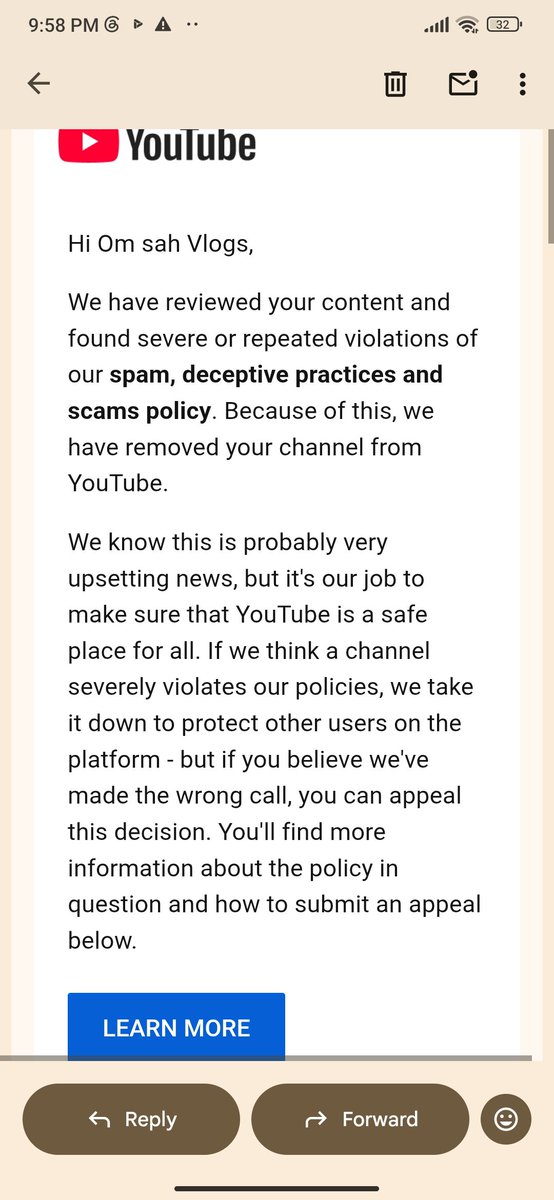 omGuptayoutuber's tweet photo. @PiyushSainix @TeamYouTube Hello @TeamYouTube My channel was deleted, but I believe this is YouTube’s mistake. I’m the original creator and first uploader of my content. I haven’t spammed or intentionally violated any policy. Please have a human review my channel and restore it. https://t.co/Os42mF378d https://t.co/l6m5RU9Rs6