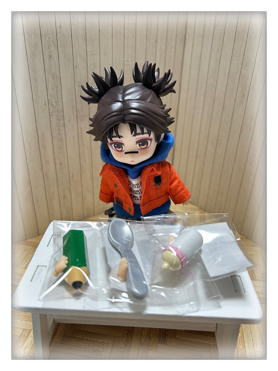 12ucha24's tweet photo. ⚠️脹相お兄ちゃんのねんかおカスタム

昨日グッスマさんから再販版のお兄ちゃんが届いて購入特典のハンドパーツ入ってた❣
かわいい✏🍼🥄🥰 https://t.co/xu11u2VNBq