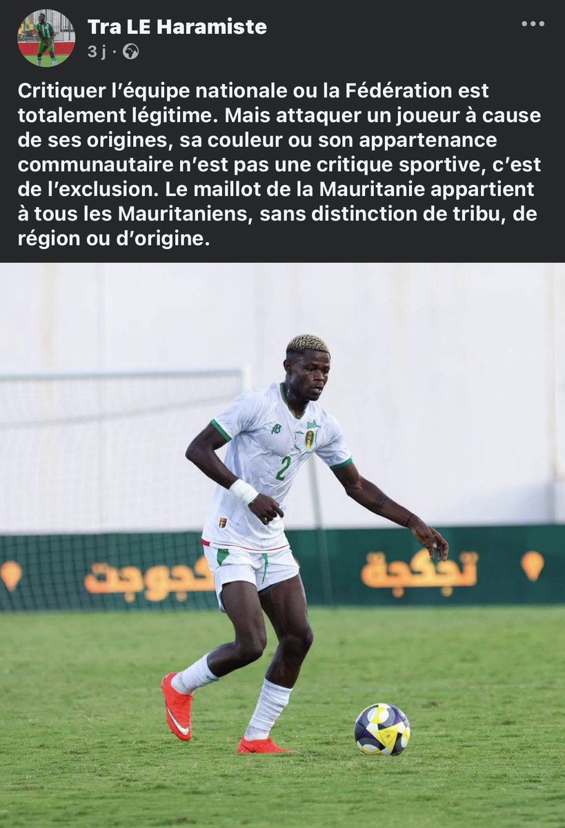 TRA_FOOT's tweet photo. Il y a 3 jours je défendais Khadim Diaw sur les réseaux sociaux parce que certaines personnes avaient tenu des propos racistes envers lui

Résultat : sa famille et ses amis ont passé toute la nuit à m’insulter Le pire c’est qu’ils ont eux-mêmes tenu des propos racistes envers moi https://t.co/xGRY1zSSuV