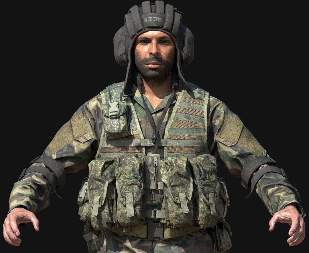 MShahriyarT's tweet photo. some simple Syrian Arab army kits i did for background of the render https://t.co/Y2vBgs2hzJ