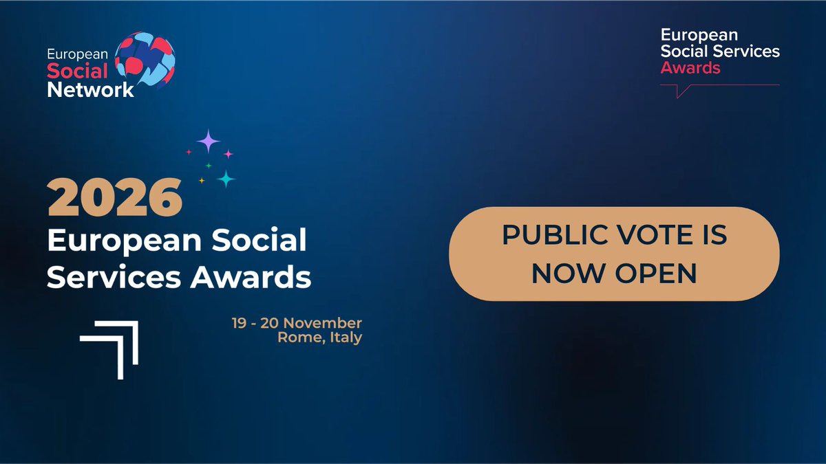 ESNsocial's tweet photo. ✨️ The public vote for #ESSA2026 is now open!
You can cast one vote in each category, choosing the finalist whose work you would like to support.
The winners will be announced in Rome on 19–20 November, hosted by the Lazio Region.
👉 Discover more: https://t.co/iJ4sSUFN1m https://t.co/MxjTwWngpI