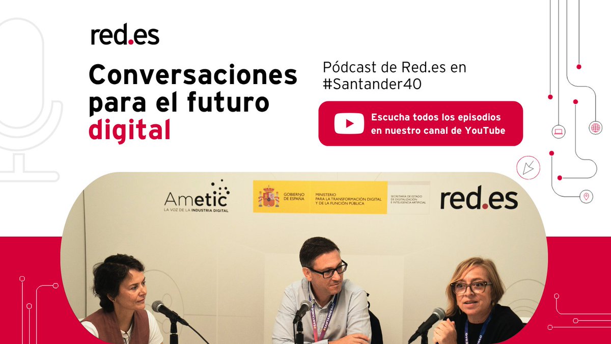 redpuntoes's tweet photo. Con motivo del #DíaDelPodcast, recuperamos las conversaciones que grabamos en el 40 Encuentro de Economía Digital y las Telecomunicaciones para hablar de algunos de los grandes retos de la transformación digital.
🤖IA, talento, humanismo tecnológico, soberanía, futuro digital…👇 https://t.co/P1ckwV2Apa