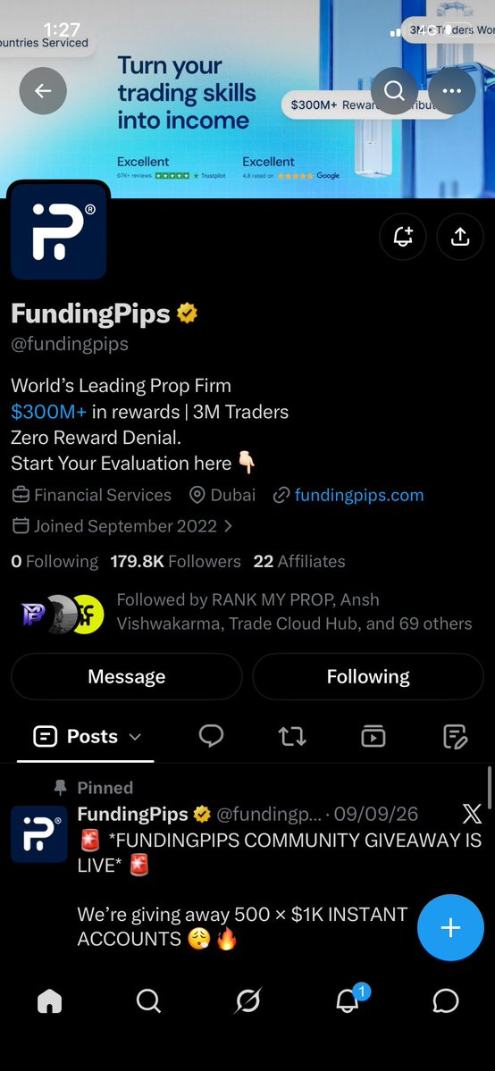 Tushyfxtra's tweet photo. @fundingpips @sonotechxyz1 
@Rushikesh_107 
@Krish173236 
@tryanime 
@NaryaNascimento https://t.co/x8cCSyT4gD