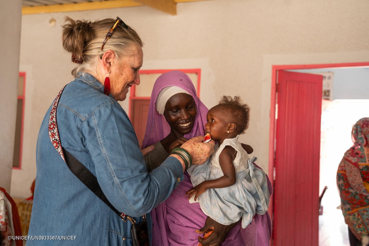 UNICEFSudan's tweet photo. Our Representative a.i. Angela Kearney joined the Government of Germany, our major partner, to see the impact of the conflict and @UNICEF services supported by Germany.

@BMZ_Bund @KfW_FZ @KfW_FZ_int @GermanyDiplo @AA_stabilisiert @GermanyInSudan https://t.co/Fst6dgnvVQ