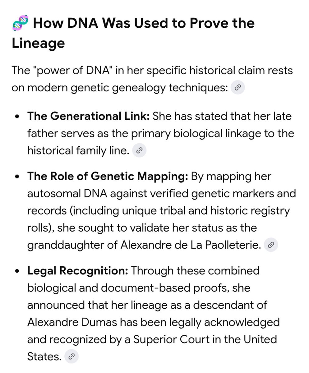 MerieDavydela's tweet photo. Merie-Kimberly is a SOLID DNA match to Alexandre Dumas' https://t.co/1Ld4wA6cbE