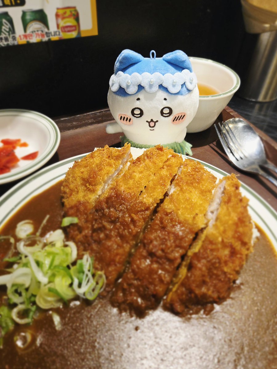 BLUE__S0DA's tweet photo. 이거, 그거지? 그거!
바삭바삭한... 돈까스 카레! https://t.co/dJRVOvBFds