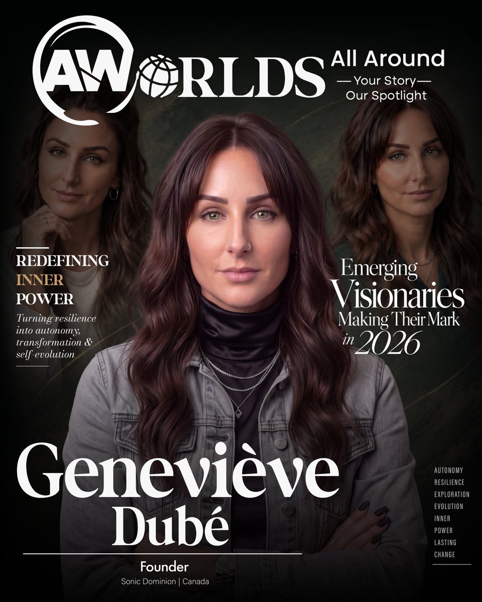 all_aroundworld's tweet photo. Geneviève Dubé - Emerging Visionaries Making Their Mark in 2026

📷 Read the full feature:
 https://t.co/3BKO3UzdL8

#AllAroundWorlds #EmergingVisionaries #GenevieveDube #SonicDominion #Entrepreneurship #PersonalDevelopment #Innovation #Leadership #PersonalEvolution https://t.co/CSYG3croWz