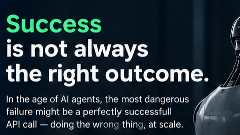 hackernoon's tweet photo. An AI agent can return 200 OK and still do the wrong thing. Production agents need intent tracking, idempotency, postconditions, and verified outcomes.
#aiagents #apidesign...Show more https://t.co/vKrCzBcLcI