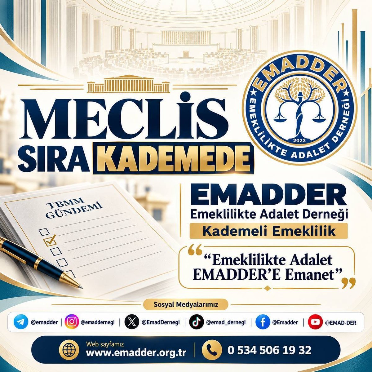 coskun_bul53212's tweet photo. Sözde sosyal devlet ama özde sessiz kalan bir sistem… Adaletin sesini yükseltmenin zamanı geldi.
Kademeli emeklilik, hakkını isteyen milyonların ortak çığlığıdır!

@EmadDernegi
#MeclisSıraKademede
@RTErdogan
@isikhanvedat
@TBMMresmi
@dbdevletbahceli
@csgbakanligi https://t.co/QuYUMUBpMH