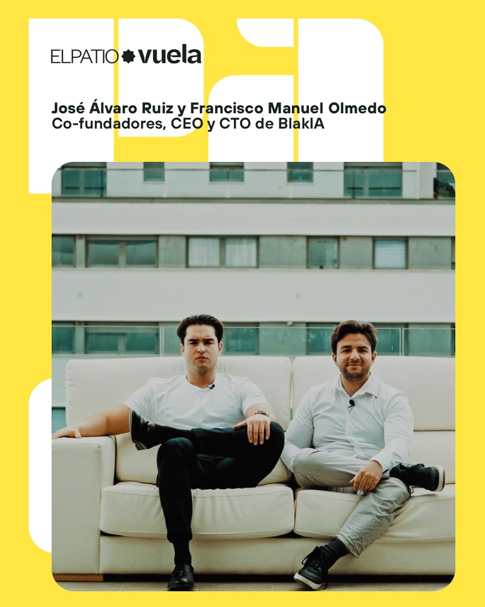 OpenFuture_And's tweet photo. El error de muchas empresas es malgastar el talento del equipo en tareas operativas y repetitivas. ⚙️

Francisco y José Álvaro lo solucionan desde #ElPatio con #BlakIA: startup de IA avanzada para multiplicar beneficios y reducir costes.

¡Conócelos!
https://t.co/Gk9aPDyHfX

#AOF https://t.co/fRJ0GmIfWq
